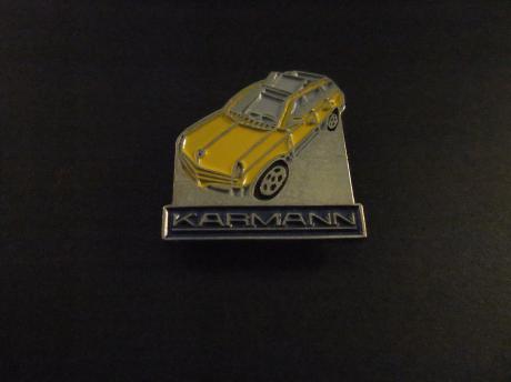 Karmann Duitse carrosseriebouwer auto's cabrio geel
